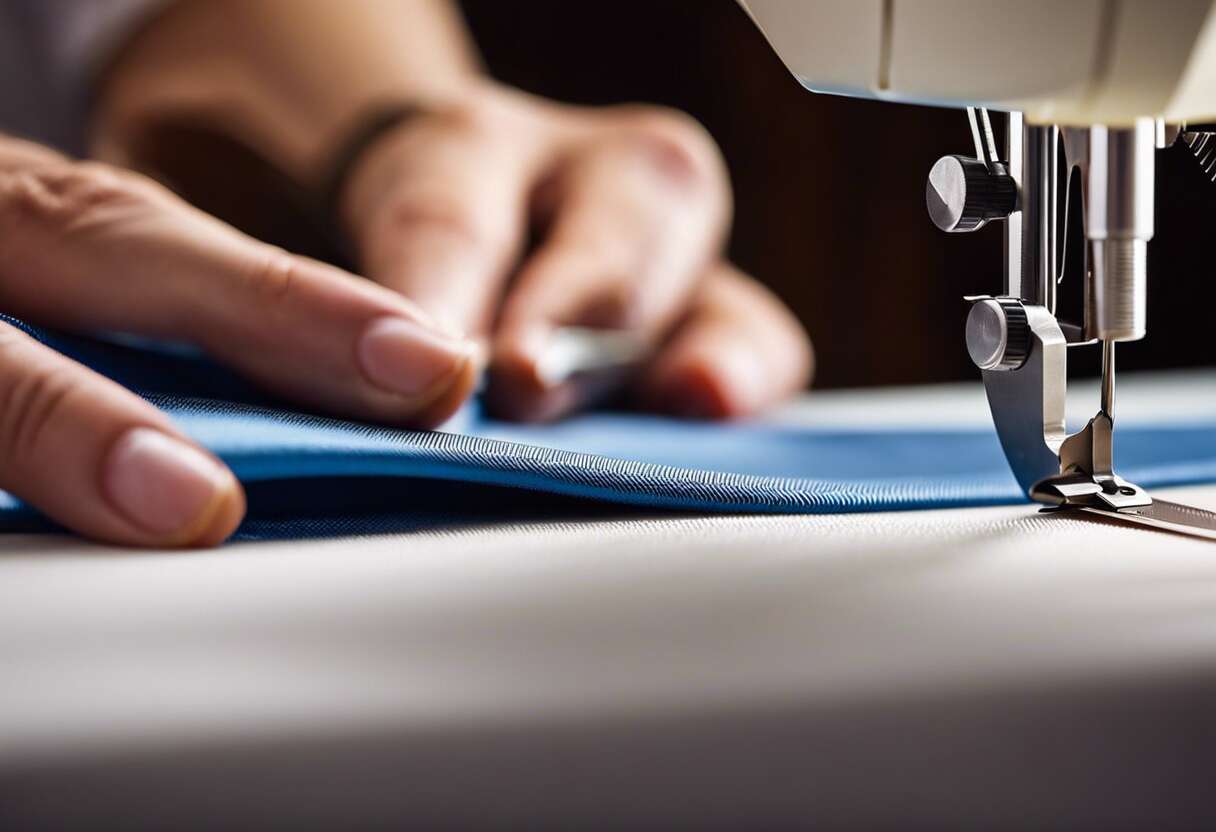 Comment couper la soie dans le droit-fil ?