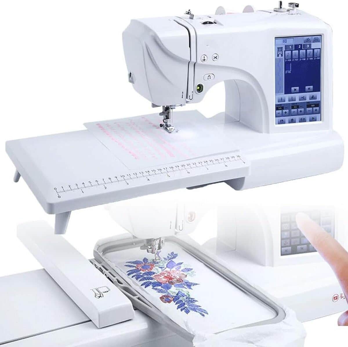 Test Machine à Broder/Coudre : écran Tactile et Haute Précision
