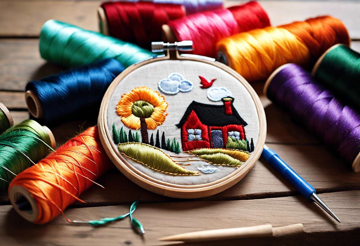 Dรฉcouvrir la broderie en relief (stumpwork)