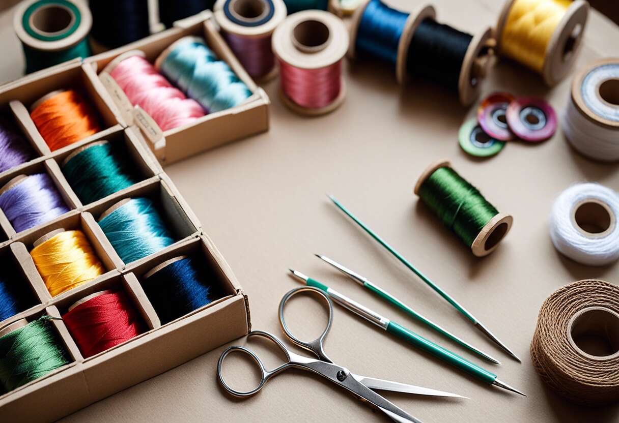 Comment ranger ses fils de broderie efficacement ?