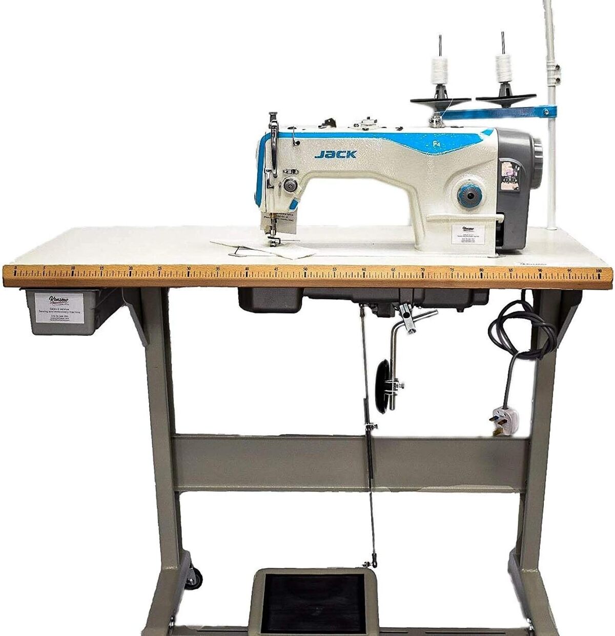 Test Jack F4 : efficacitรฉ d'une machine ร coudre industrielle