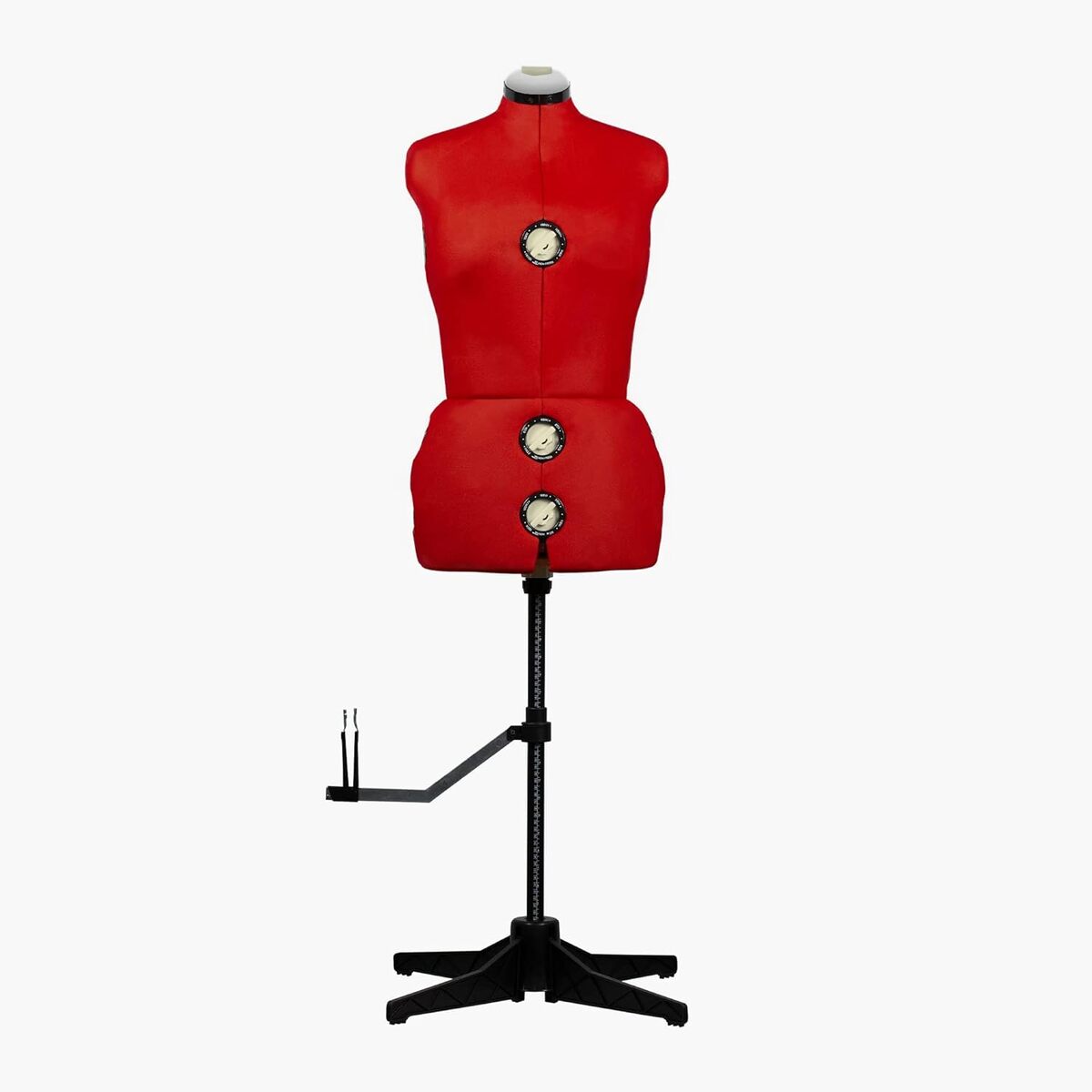 Mannequin Couture Femme Ajustable : taille 36-44, design Ergonomique Rouge