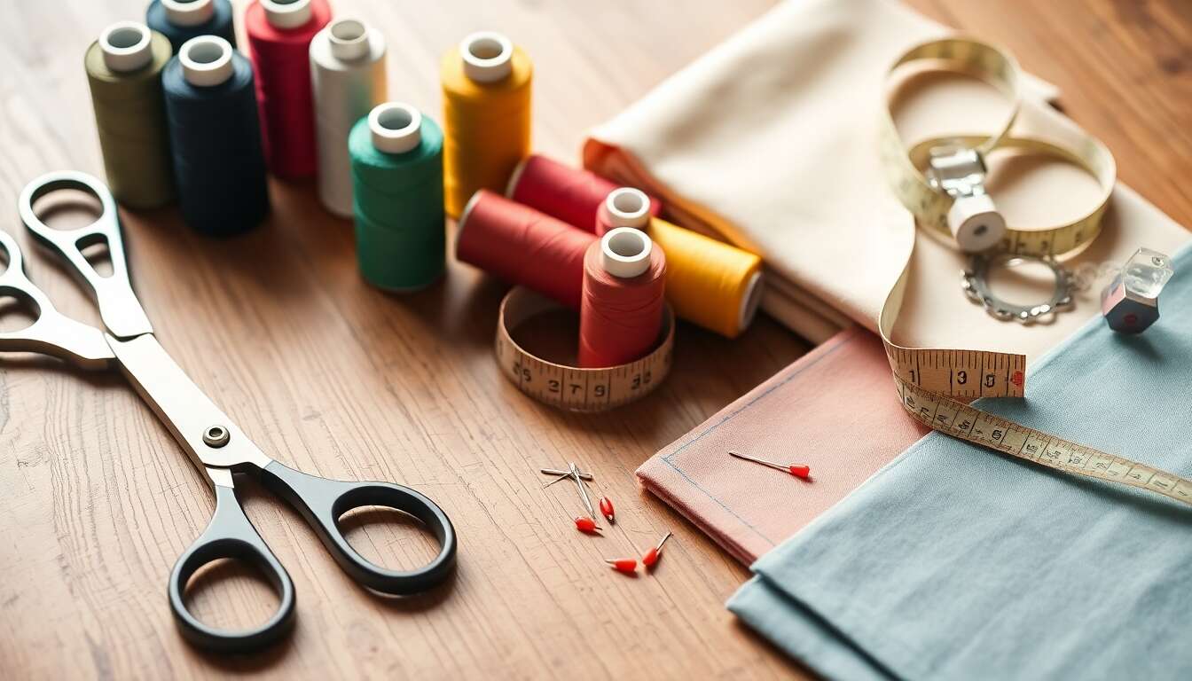 Accessoires de couture indispensables pour votre atelier