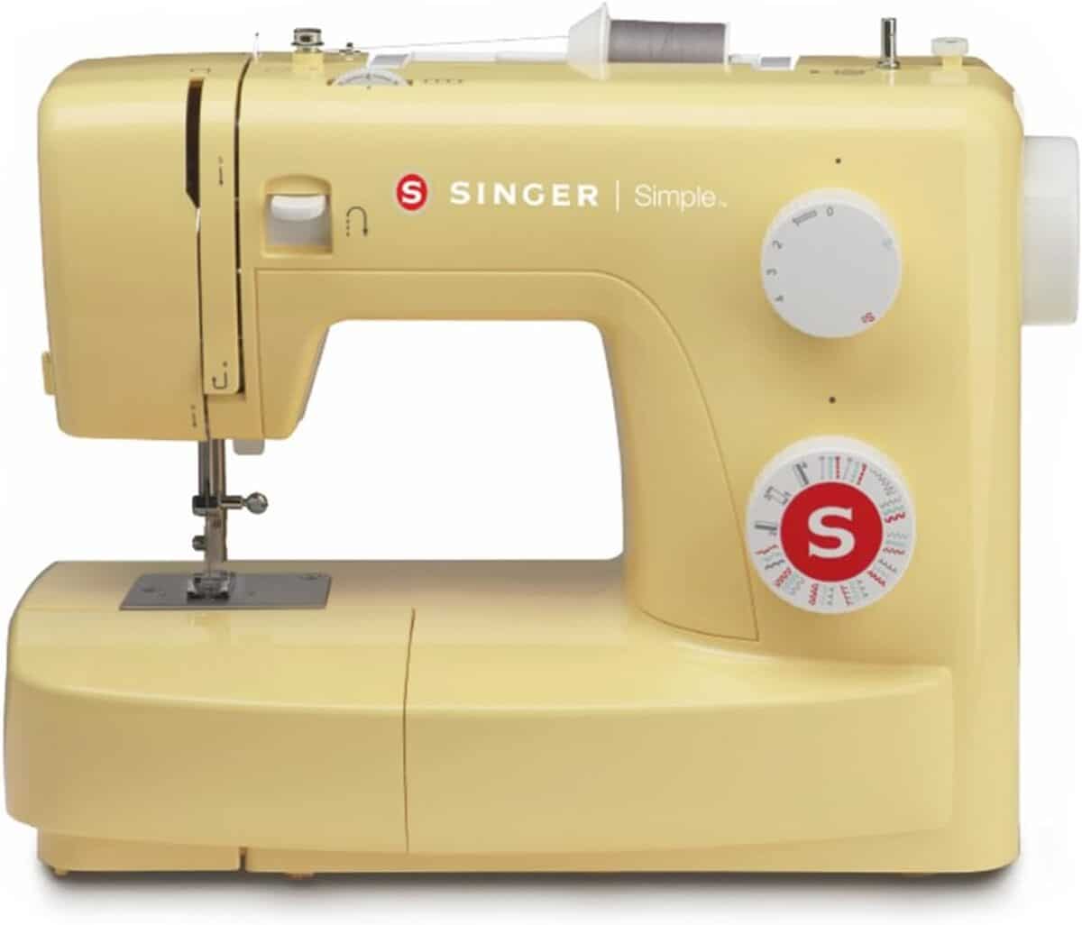 Test : singer Simple 3223Y, la machine à coudre jaune citronier qui séduit