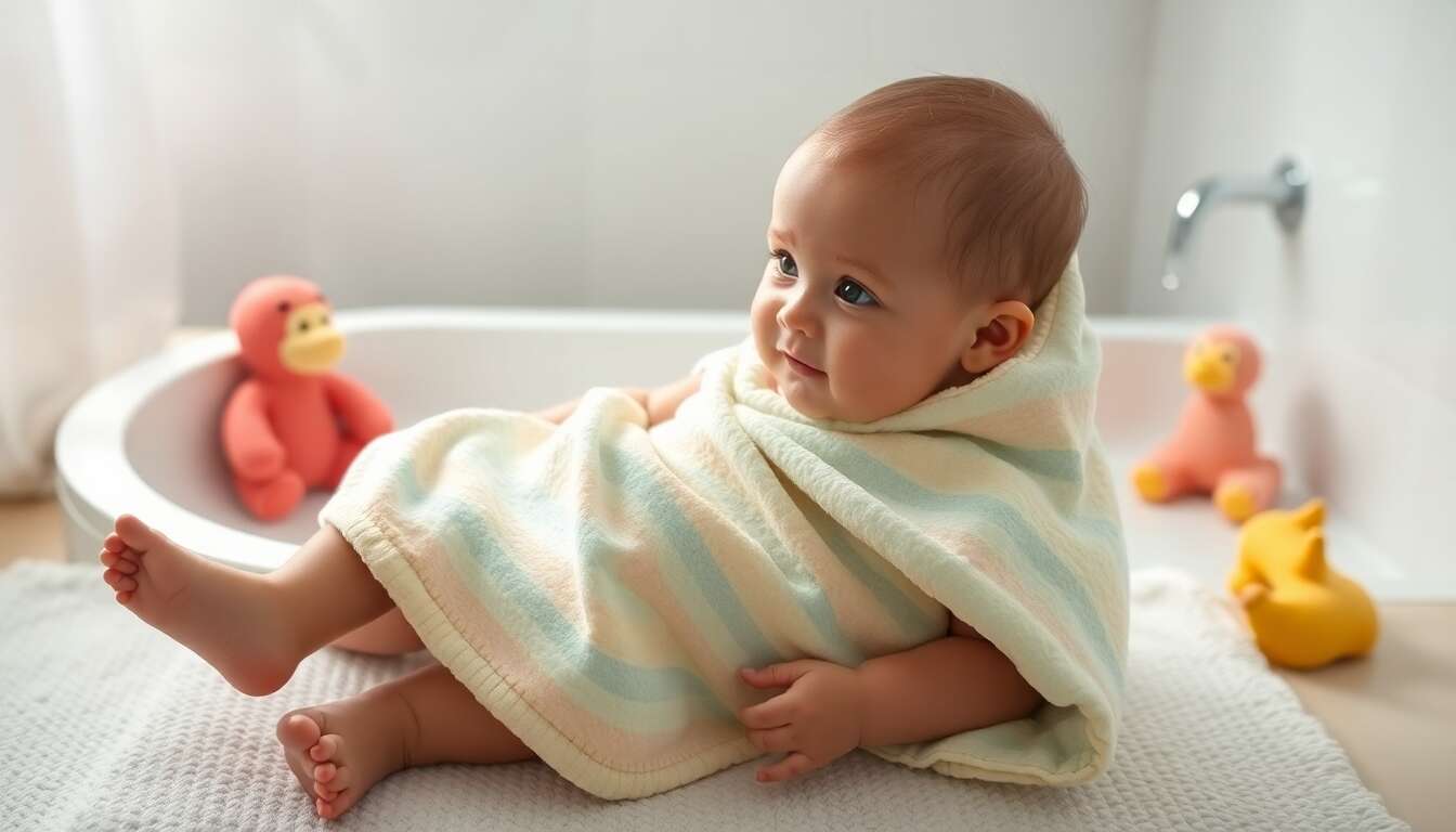 Cape de bain pour bébé : comment choisir ?