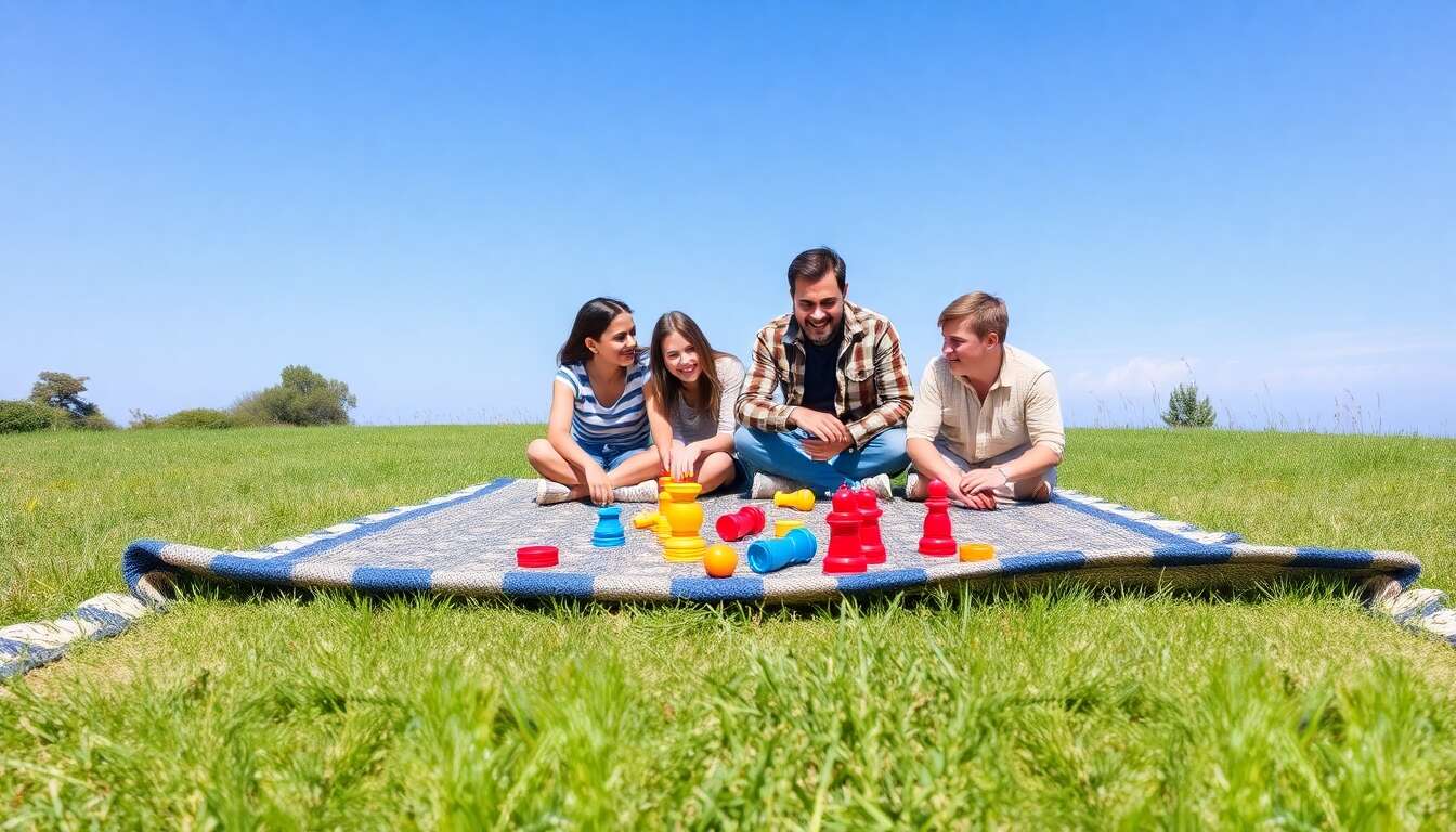 Tapis de jeu nomade : idรฉal pour les dรฉplacements