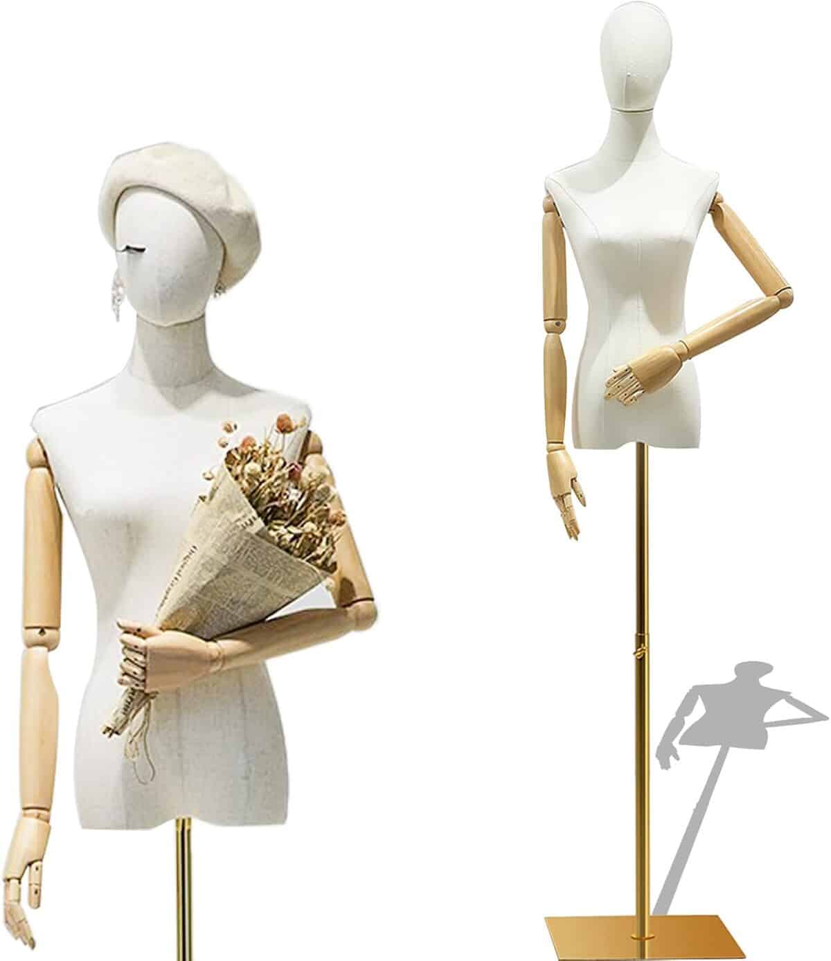 Test du mannequin HIYOUGO pour couture et vitrine