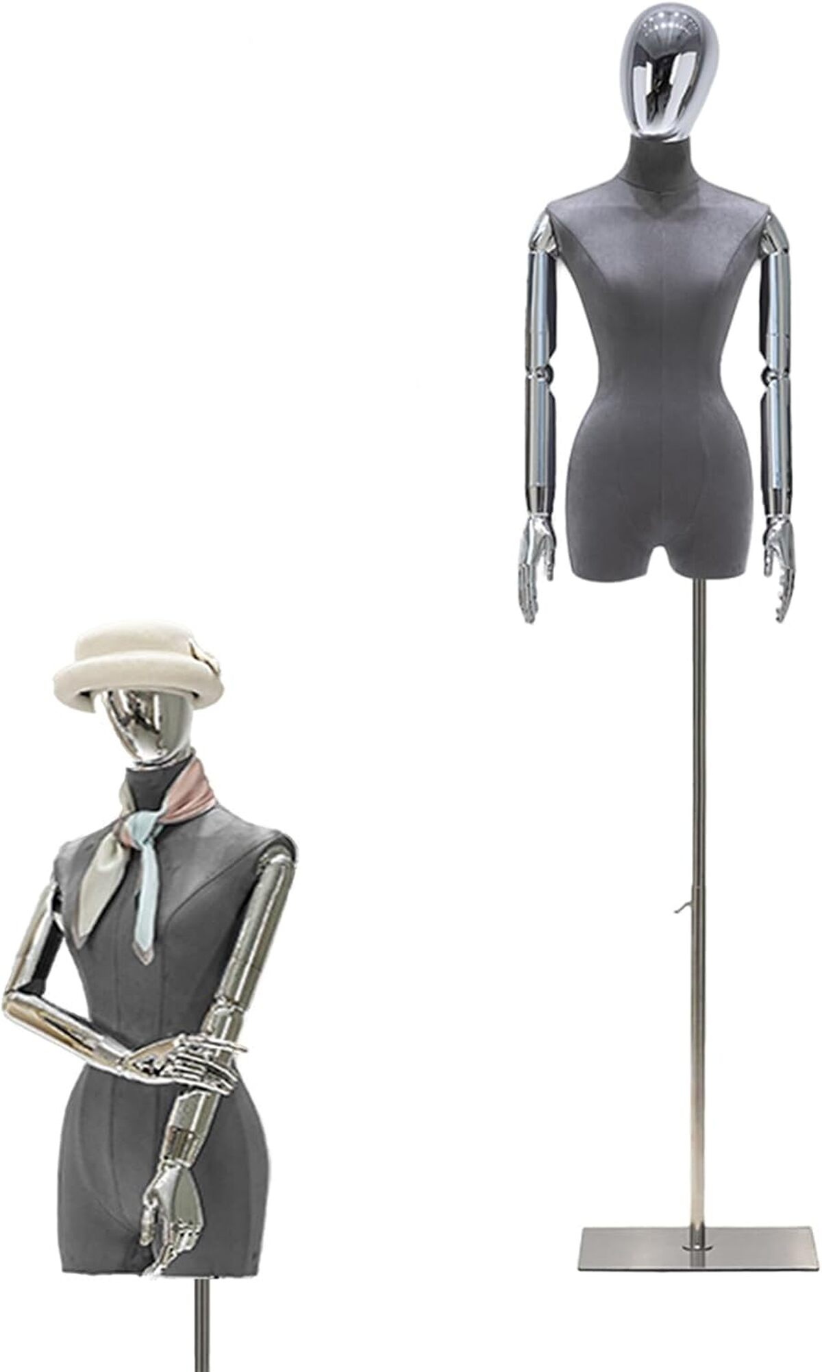 Test du mannequin Jueraori en velours pour vitrines et boutiques
