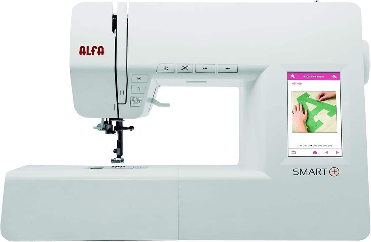 Test : machine ร coudre Alfa Smart Plus 100 points blanc/gris