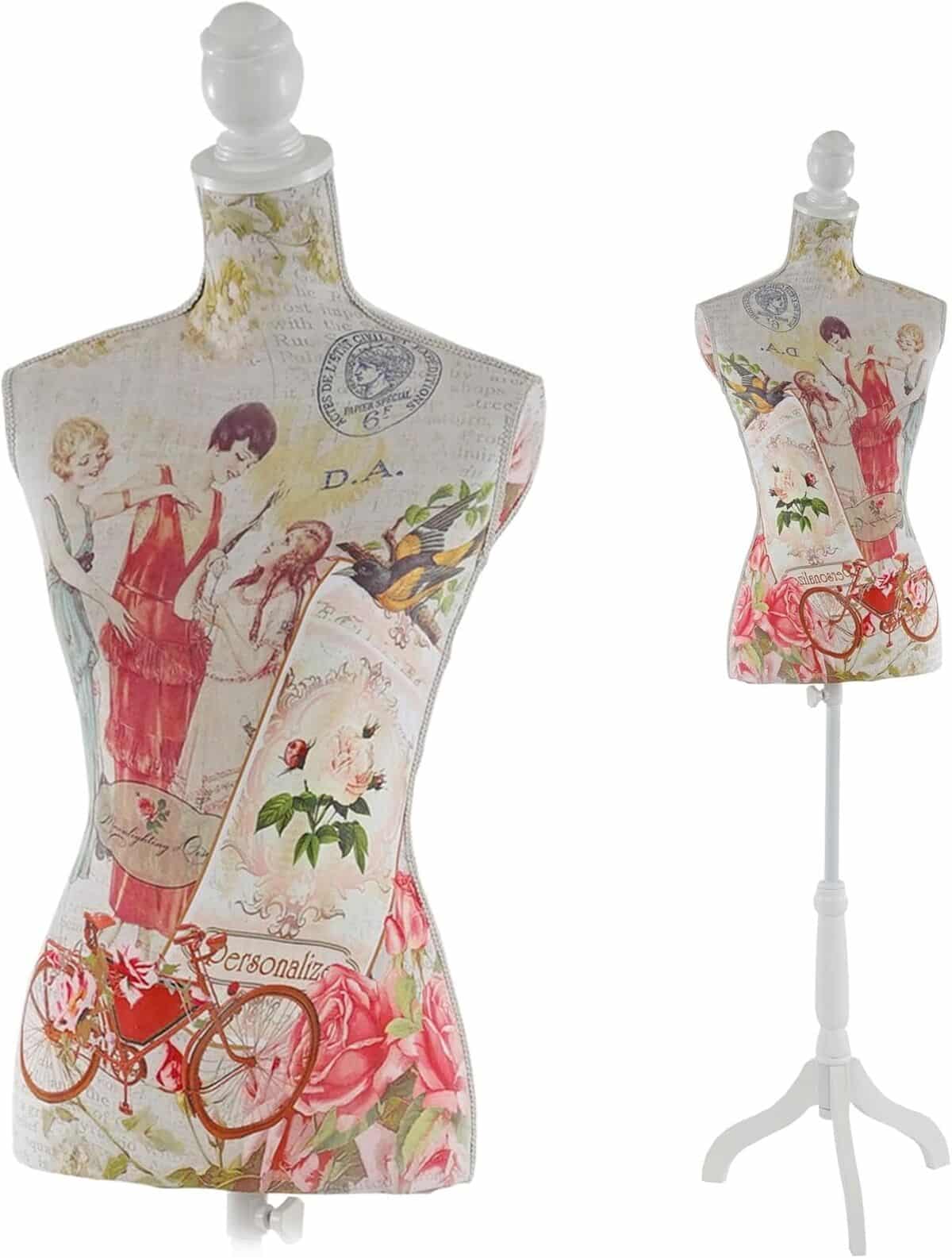 Test mannequin couture T222 : buste fรฉminin de tailleur en fibre de verre