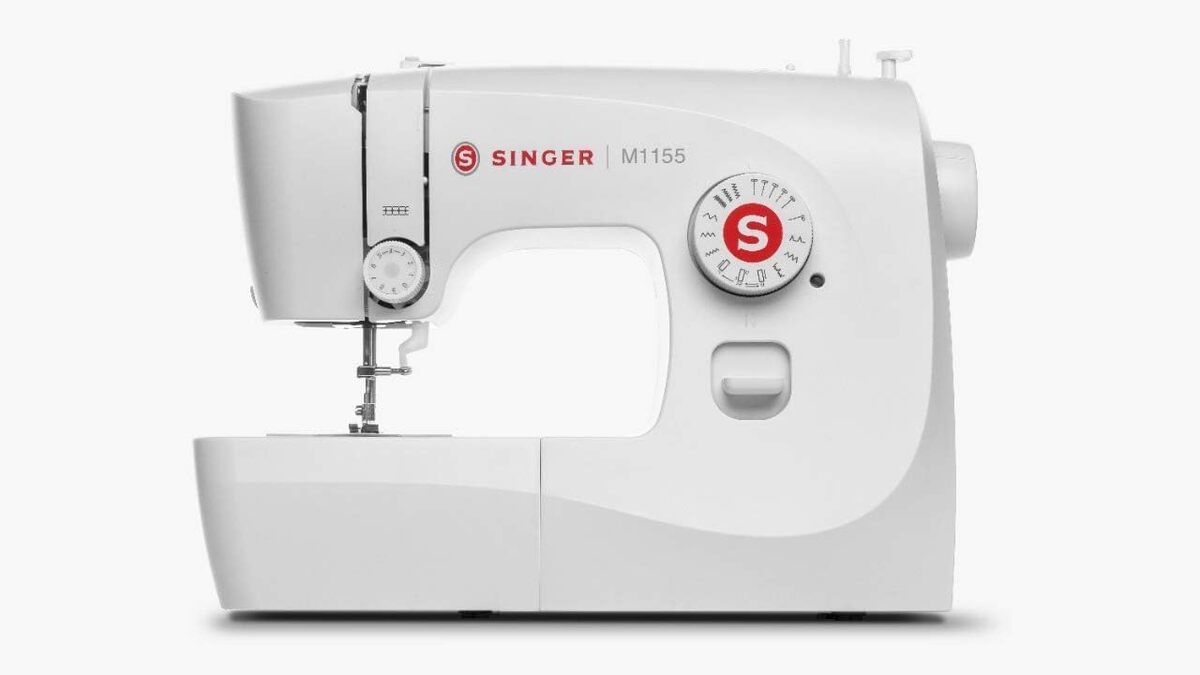 Test de la machine à coudre Singer multicolore