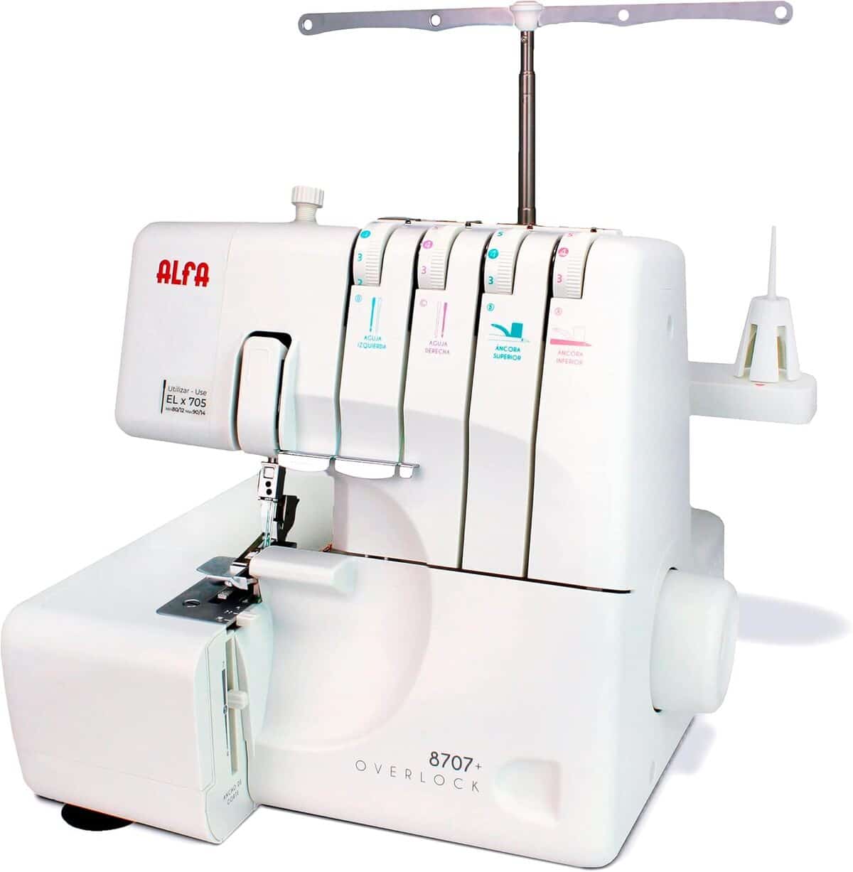 Test de la machine à coudre et surjeteuse Alfa 8707