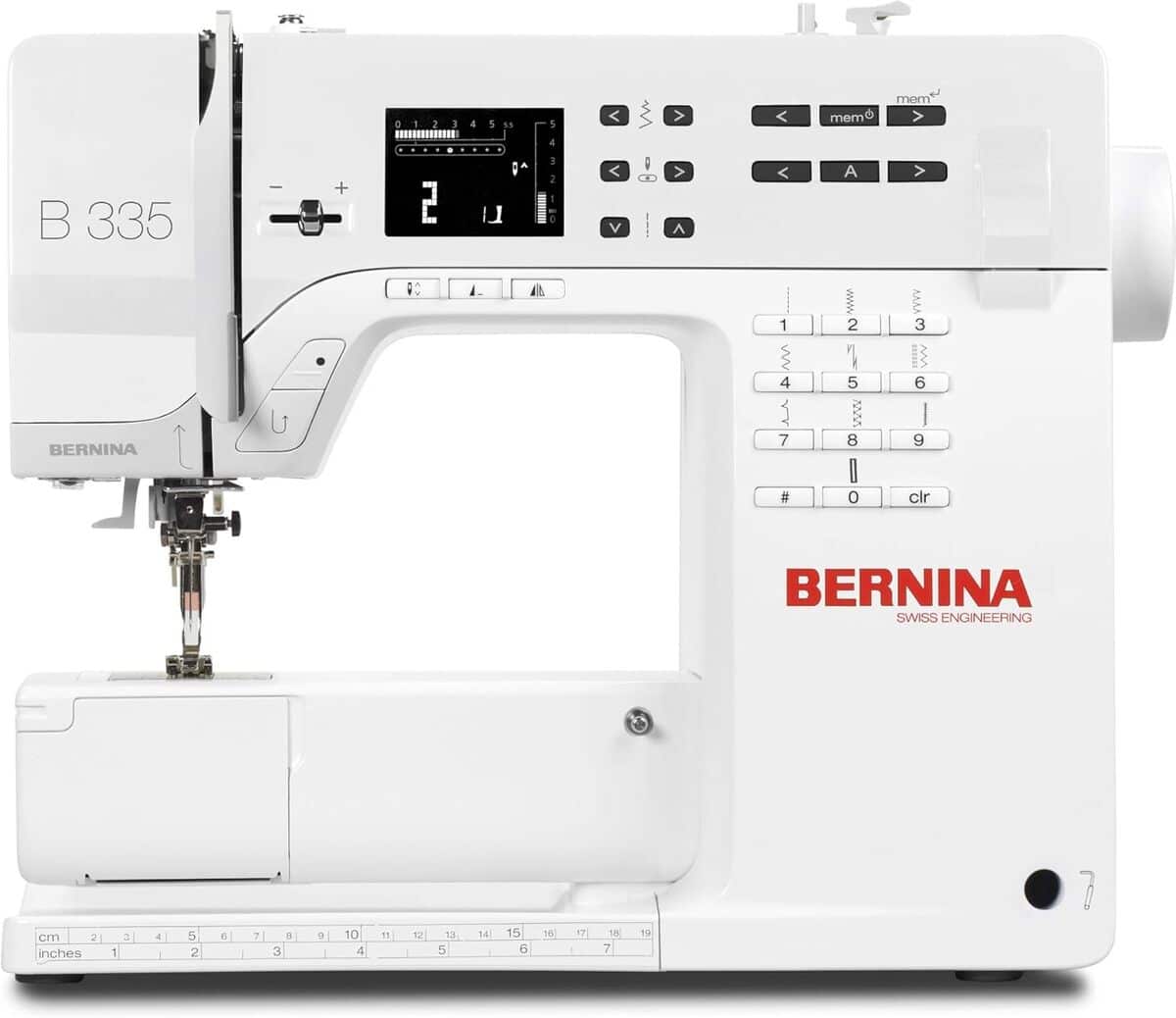 Test de la Bernina 335 : précision et performance