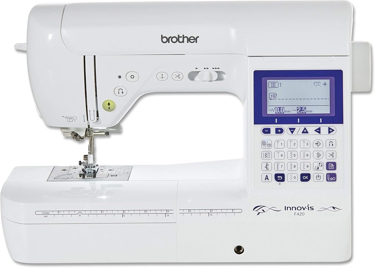 Test : machine à coudre Brother Innovis F420 blanche taille L