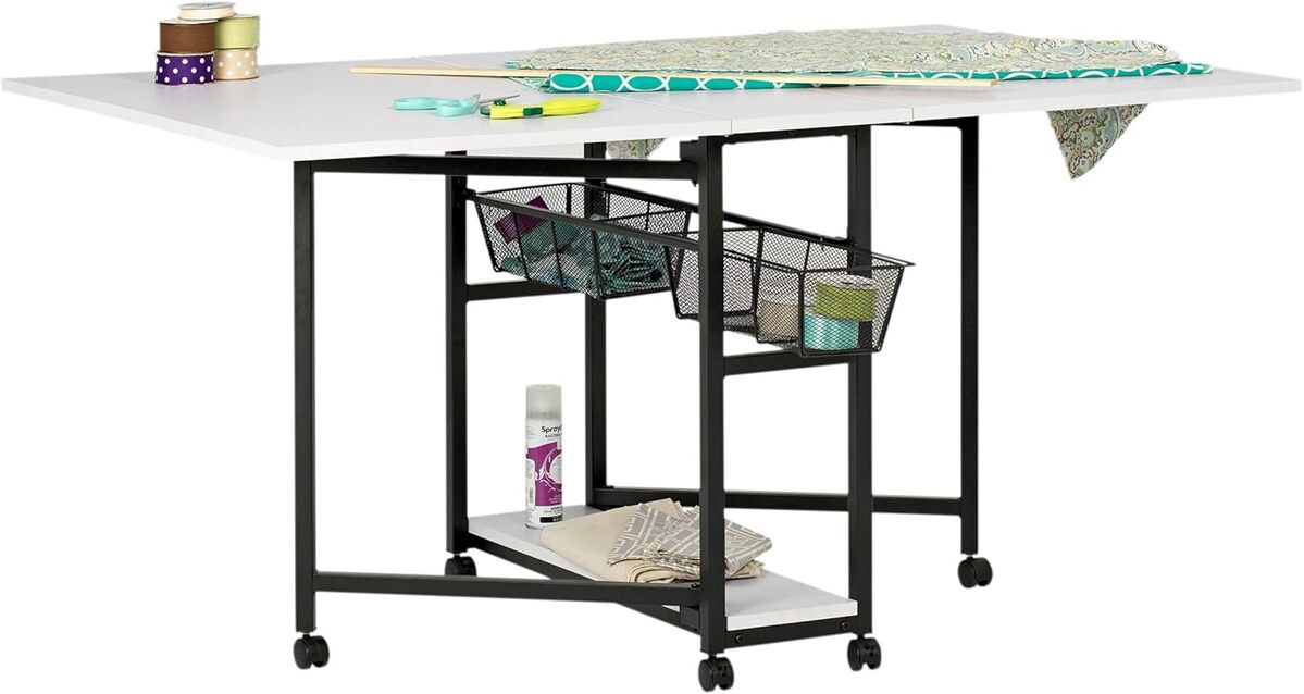 Test de la table de dรฉcoupe Sew Ready 13377 multifonction anthracite/blanc