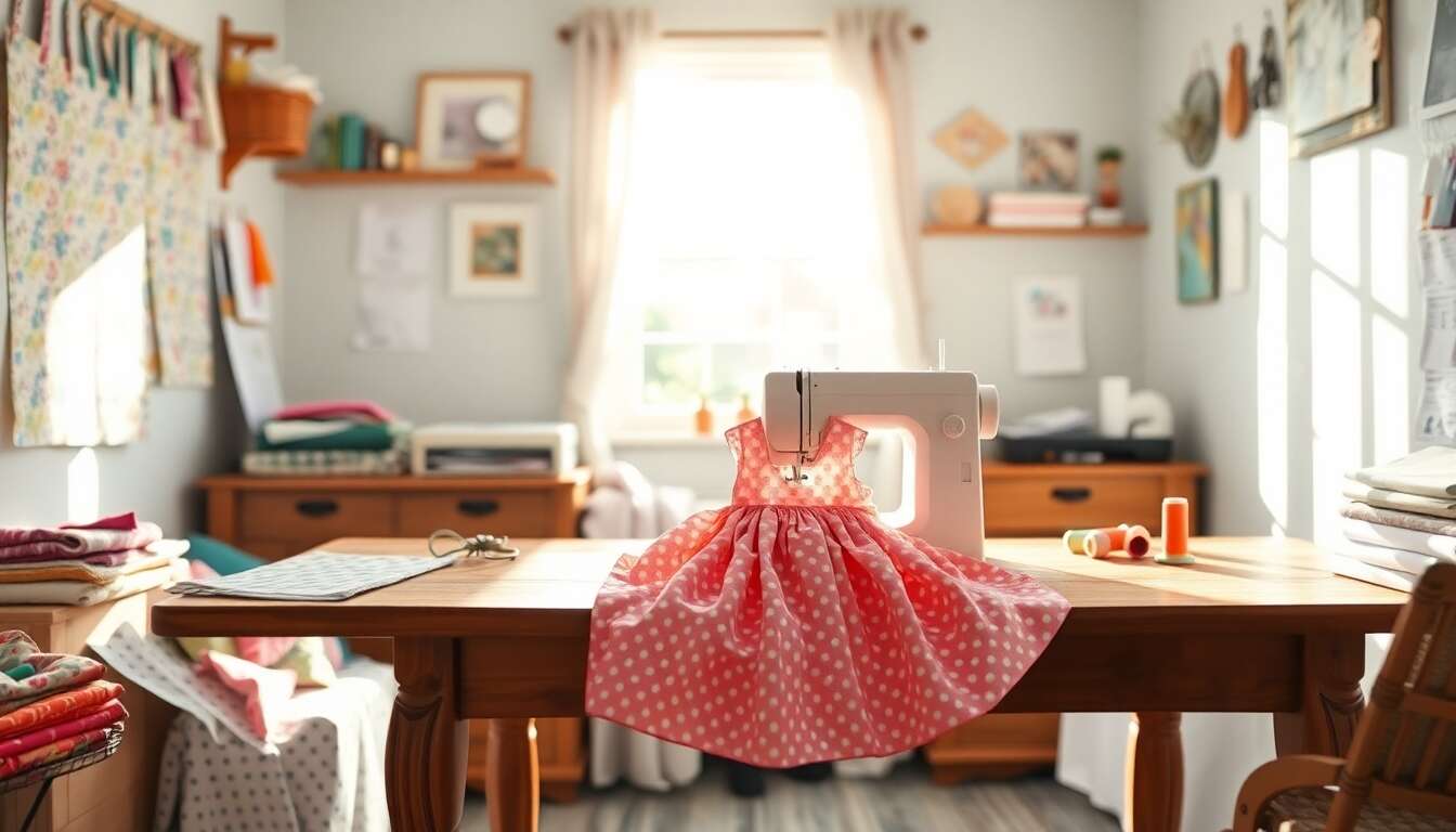Coudre une robe d'été pour bébé : guide étape par étape