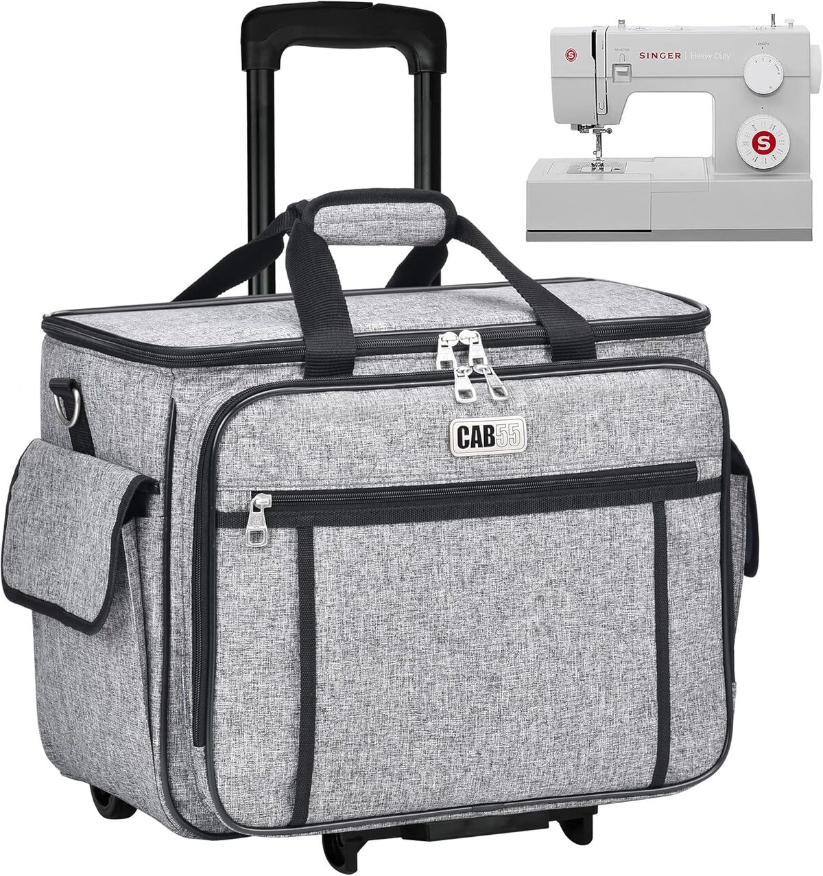Test : mallette cab55 sur roulettes pour machine ร coudre