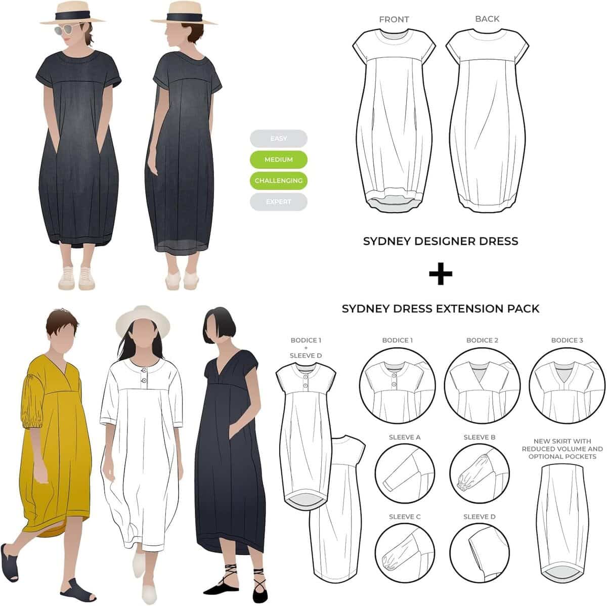 Test : patron de couture Style Arc Sydney pour tailles 38 ร 50