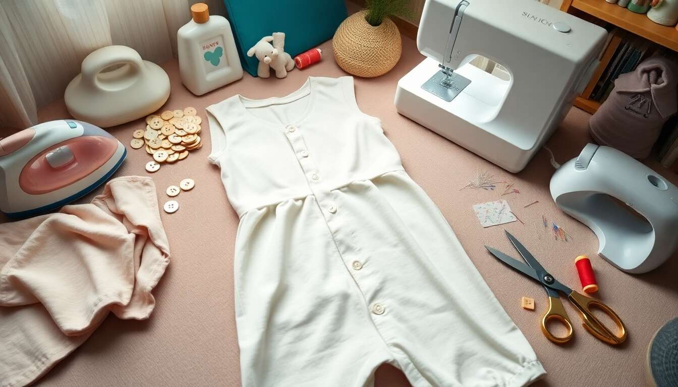 Guide couture : fabriquer une grenouillรจre pour bรฉbรฉ