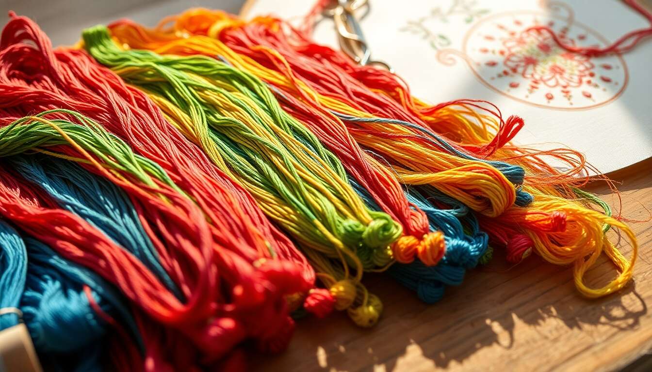 Quels fils choisir pour la broderie et l'embellissement ?