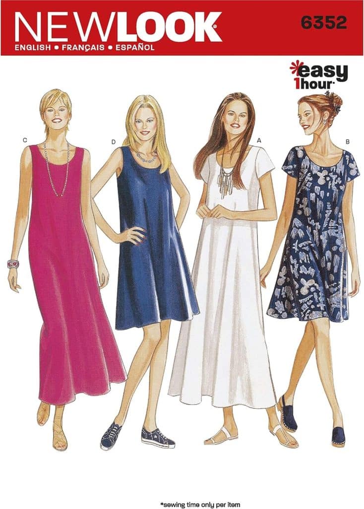 Test du patron de robe Simplicity New Look A6352