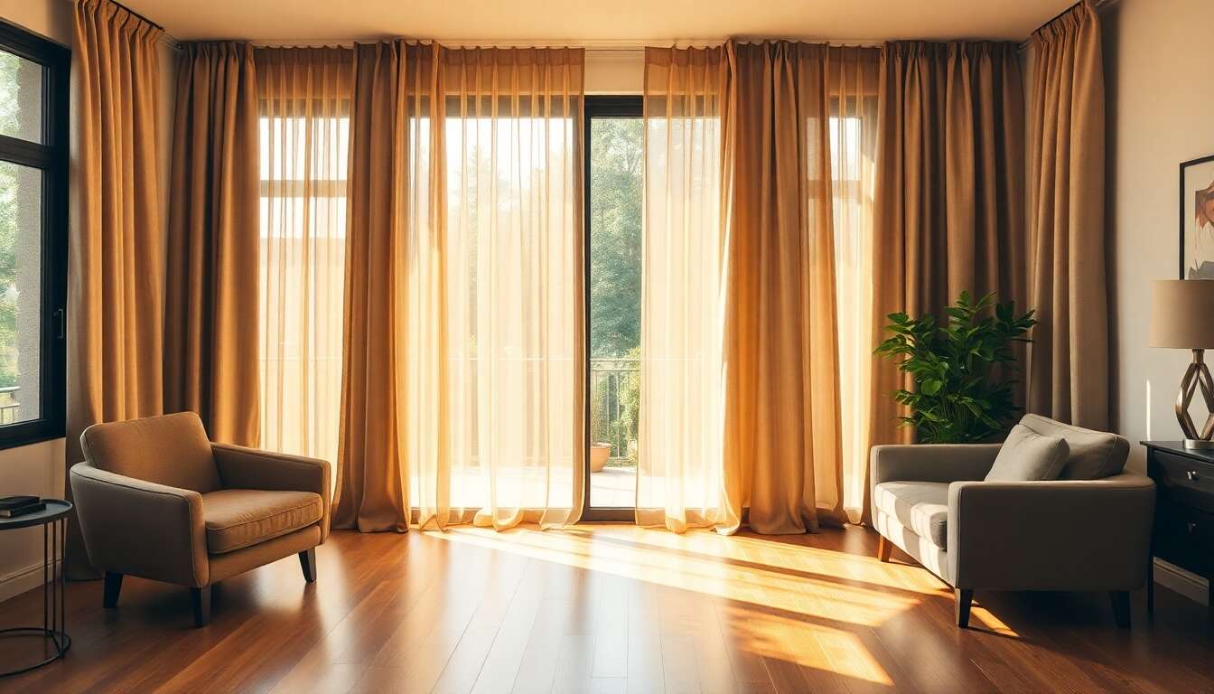 Quel tissu choisir pour des rideaux non-feu ?