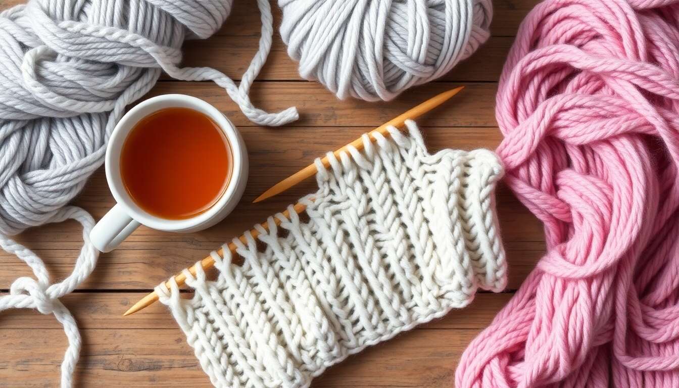 Comment rabattre les mailles au tricot : guide complet