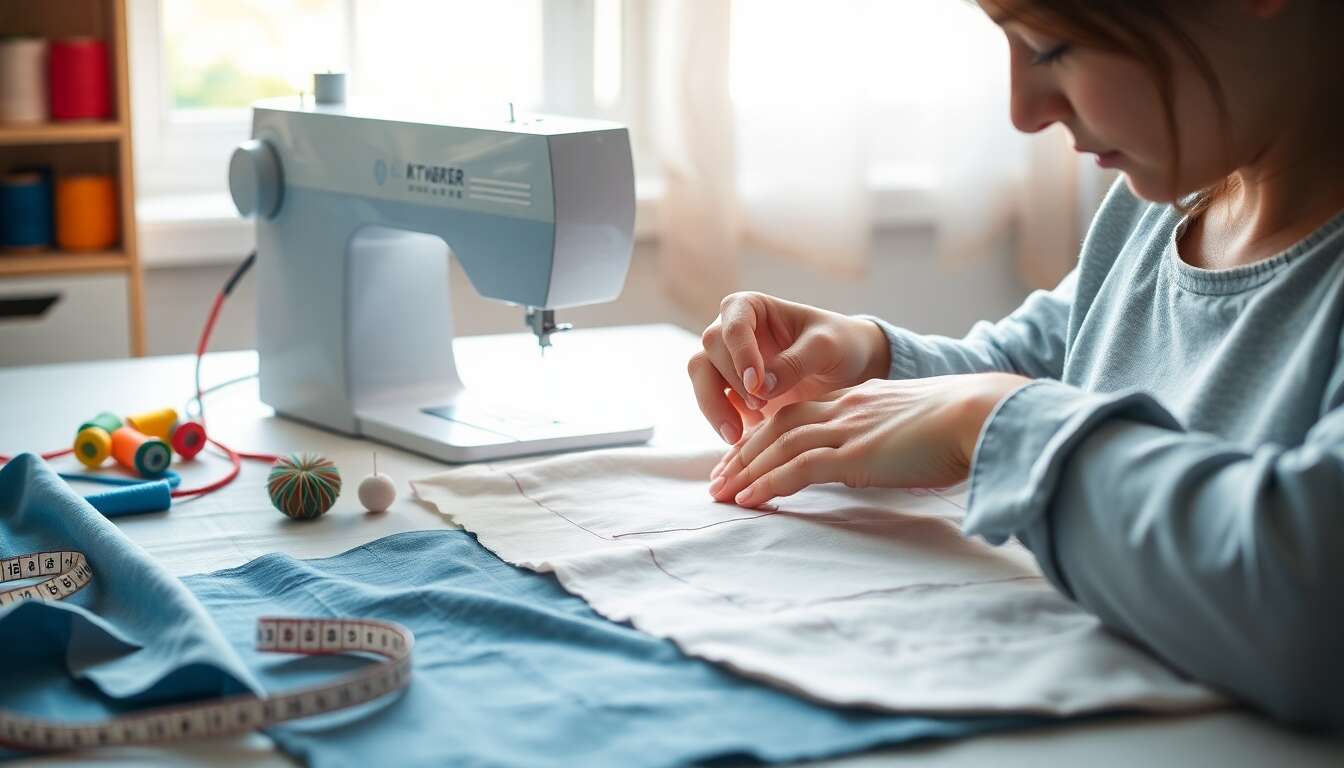 Outils pratiques pour faciliter la couture droite