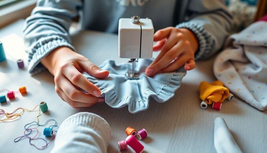 Création couture : coudre un col bébé amovible facile