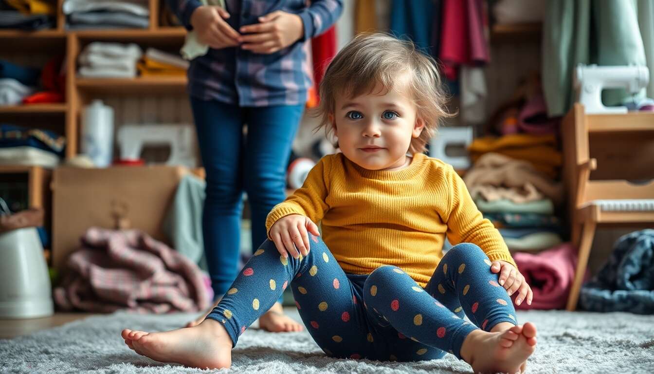 Tutoriel couture : legging enfant de 3 mois ร 10 ans