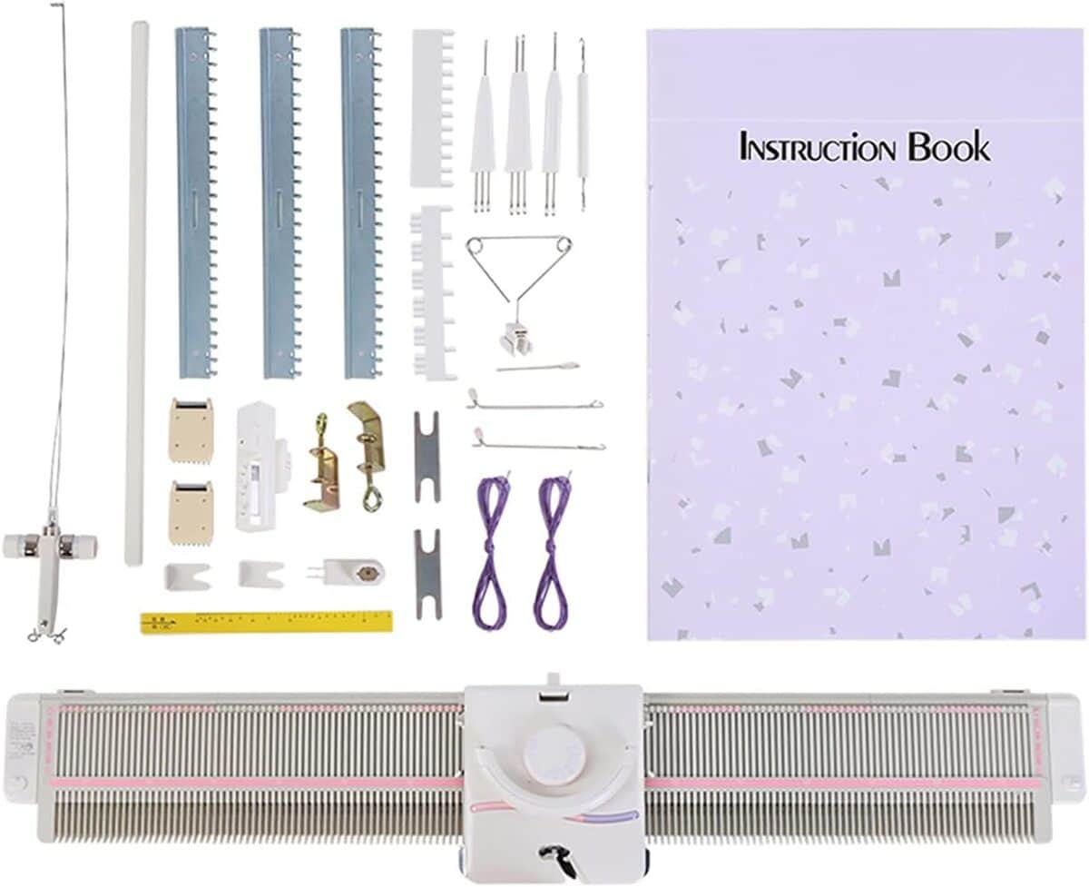 Test de la machine à tricoter LK150 : performance et accessoires