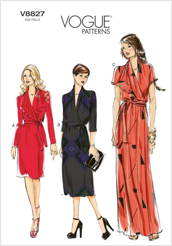 Test de la robe Vogue Patterns V8827 taille E5