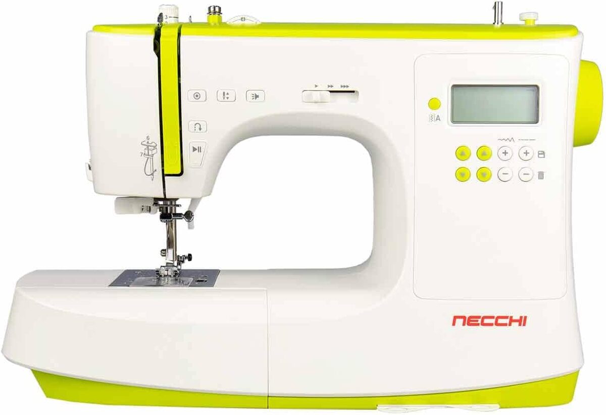 Test : necchi NC-102D, machine ร coudre informatisรฉe complรจte