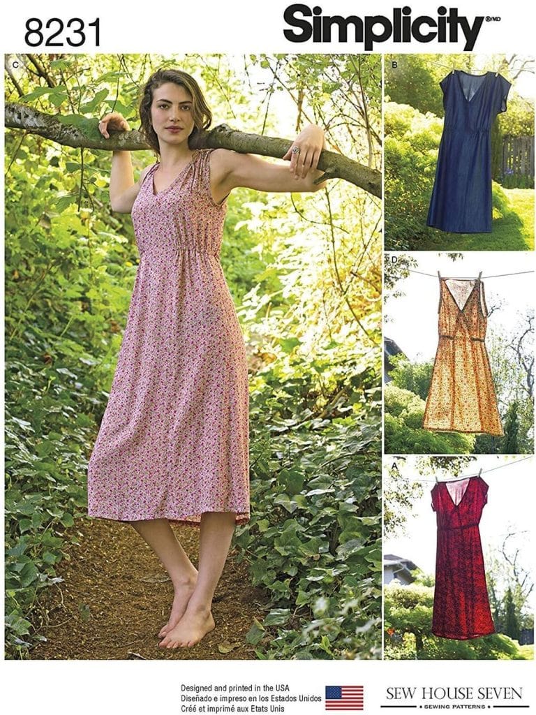 Test : patron Simplicity 8231, robe femme