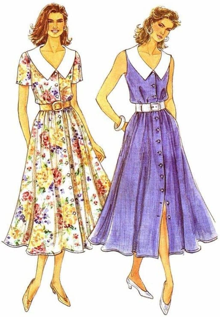 Test : patron Simplicity 8250 pour robe boutonnée