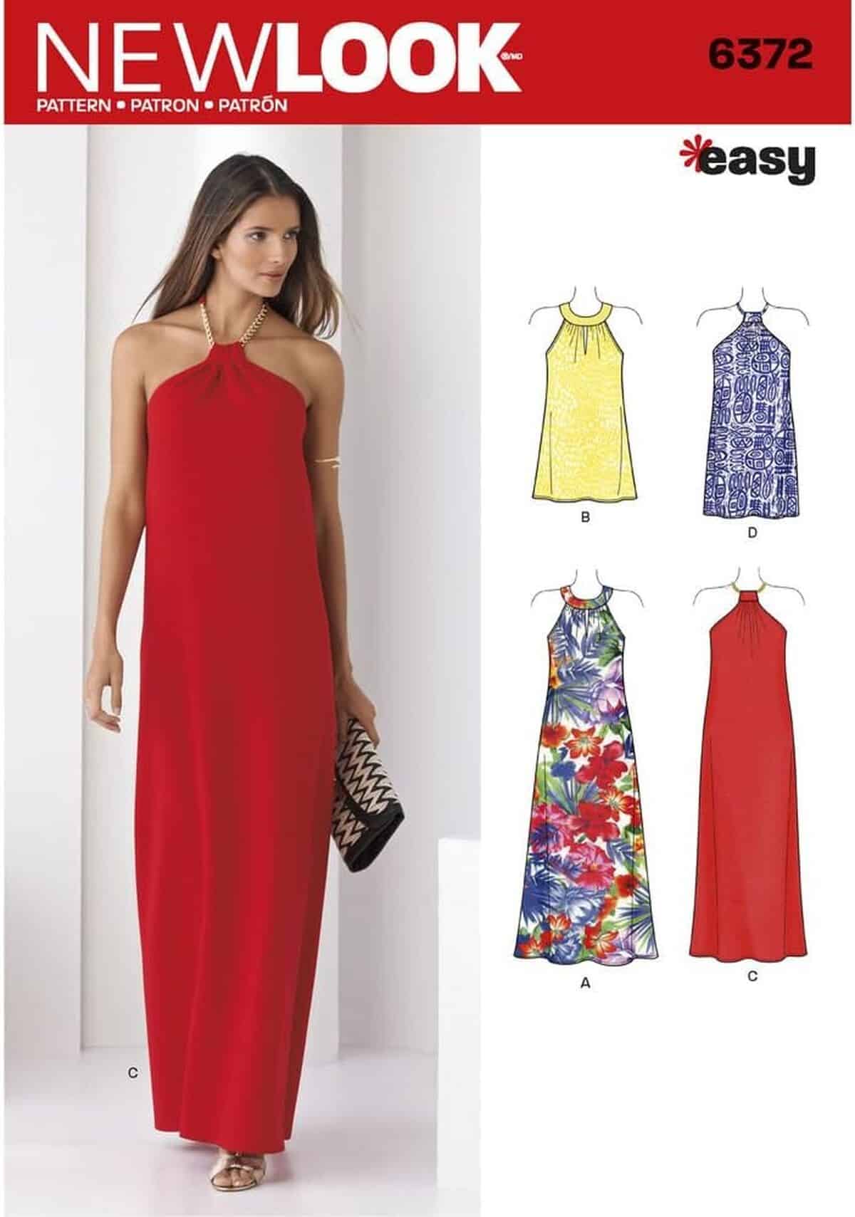 Test : simplicity D0611/6372, patron de robe tailles 34-46