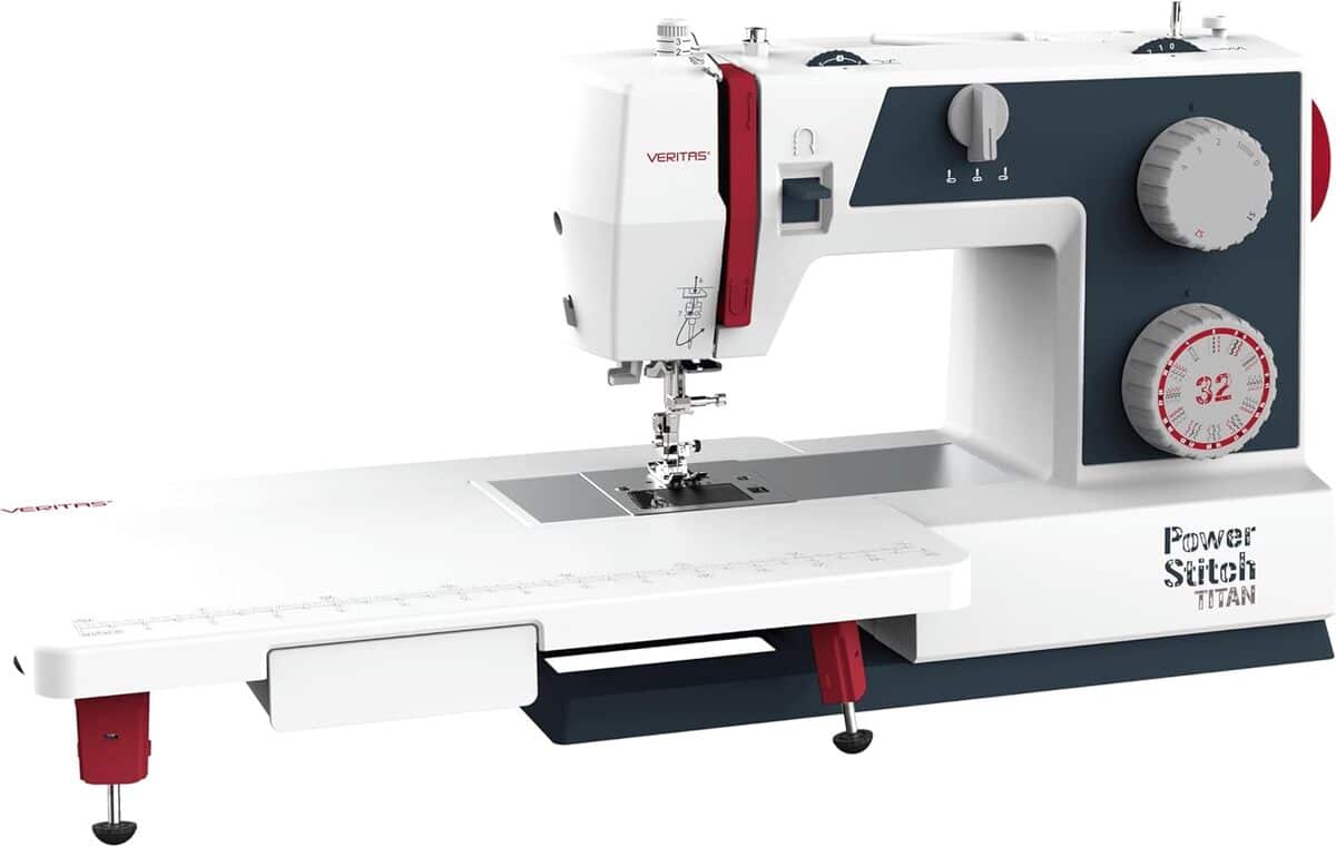 Test de la machine à coudre VERITAS Power Stitch 32 Titan : puissance et précision