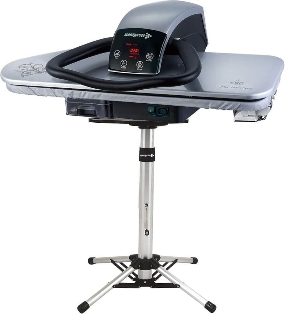 Test : speedypress presse à repasser vapeur 81HD argent/noir 81cm avec support