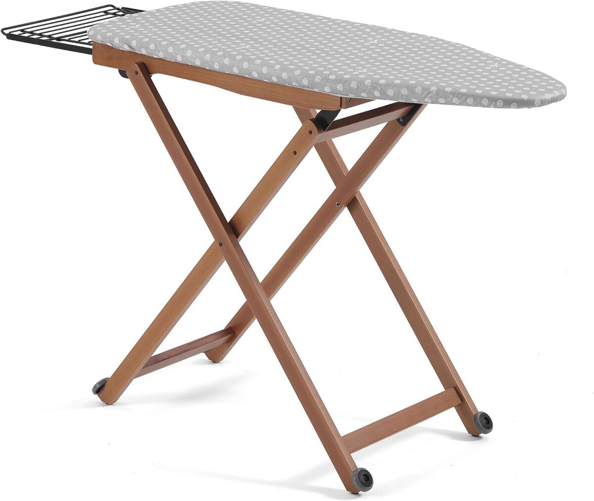 Test : stirolight table à repasser en hêtre, 4 hauteurs