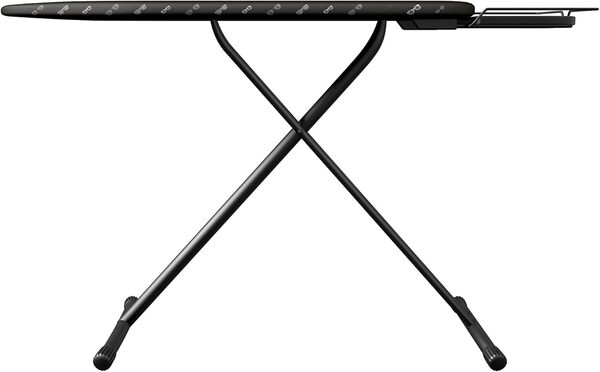 Table à Repasser Comfortboard Glasses, 38cm x 120cm, 100% coton, Idéale pour Centrales Vapeur, Hauteur Réglable, Repose-fer, Système de Fermeture Securisé, Rangement Facile