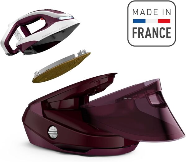 Calor Pro Express Vision, Centrale Vapeur Haute Pression, 8,3 Bars, Débit vapeur 680 g/min, 5 réglages, Technologie LED Vision, Fabriqué en France, GV9810C0