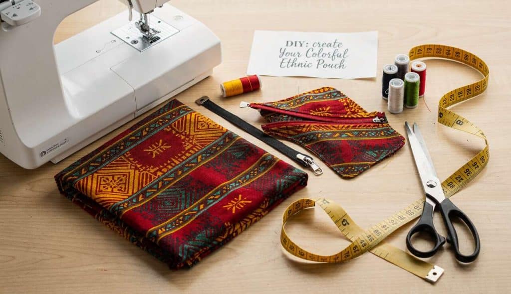 DIY : fabriquez Votre Pochette Ethnique et Colorée