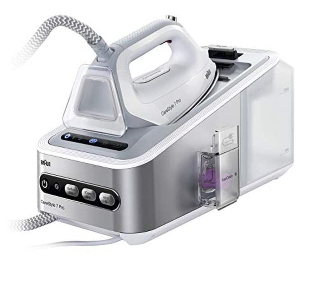 Test Braun IS 7155.WH : puissance de 2400 W pour un repassage efficace