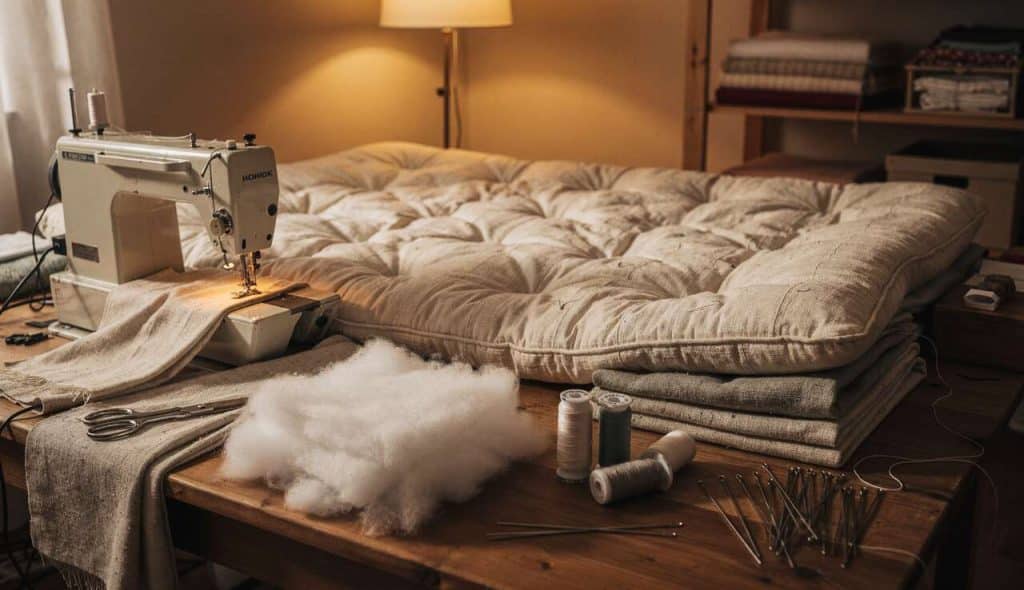 DIY : créez un futon matelassé bien douillet