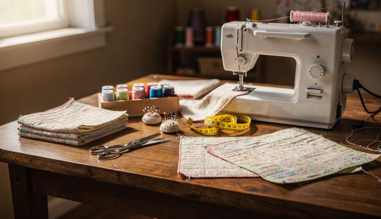 Tutoriel &eacute;tape par &eacute;tape pour confectionner des mouchoirs