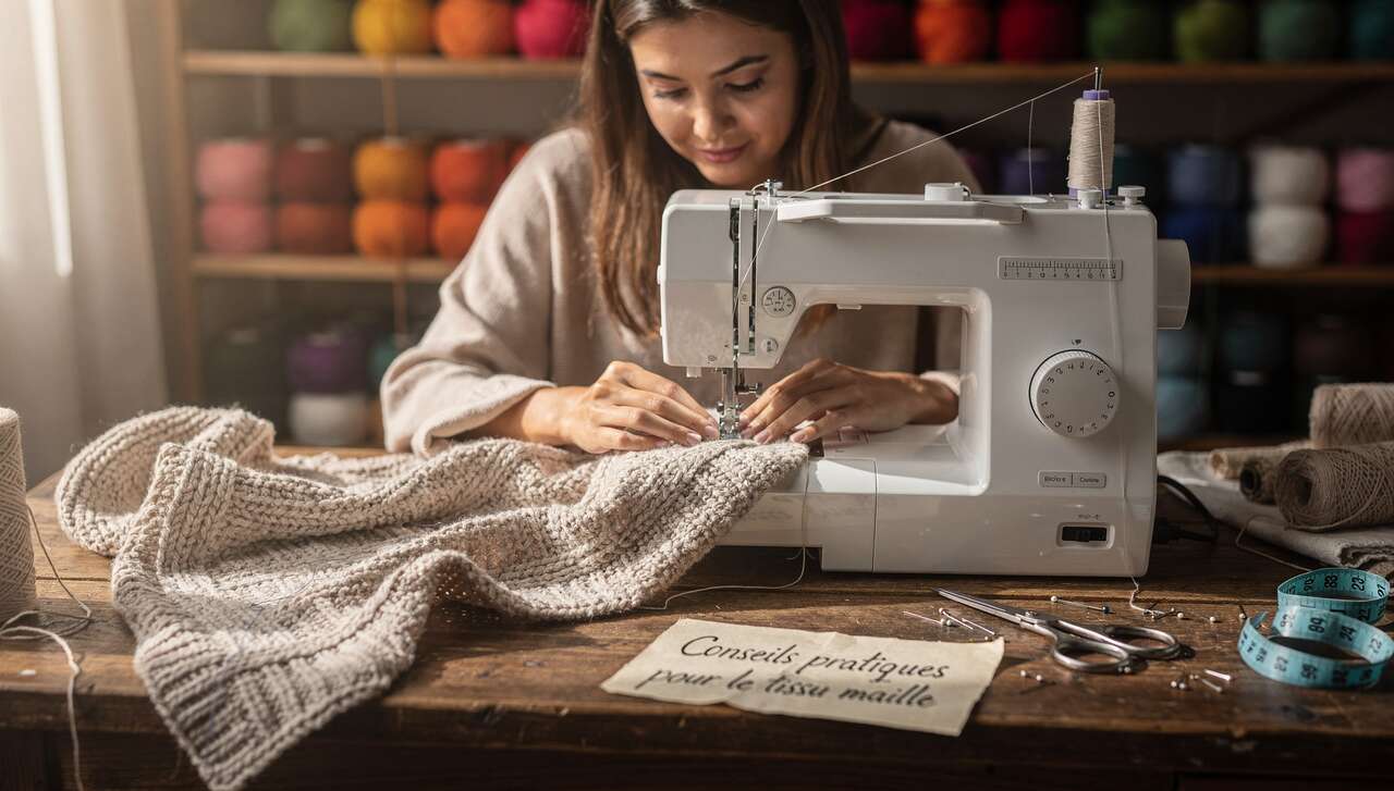 Conseils pratiques pour coudre avec du tissu maille