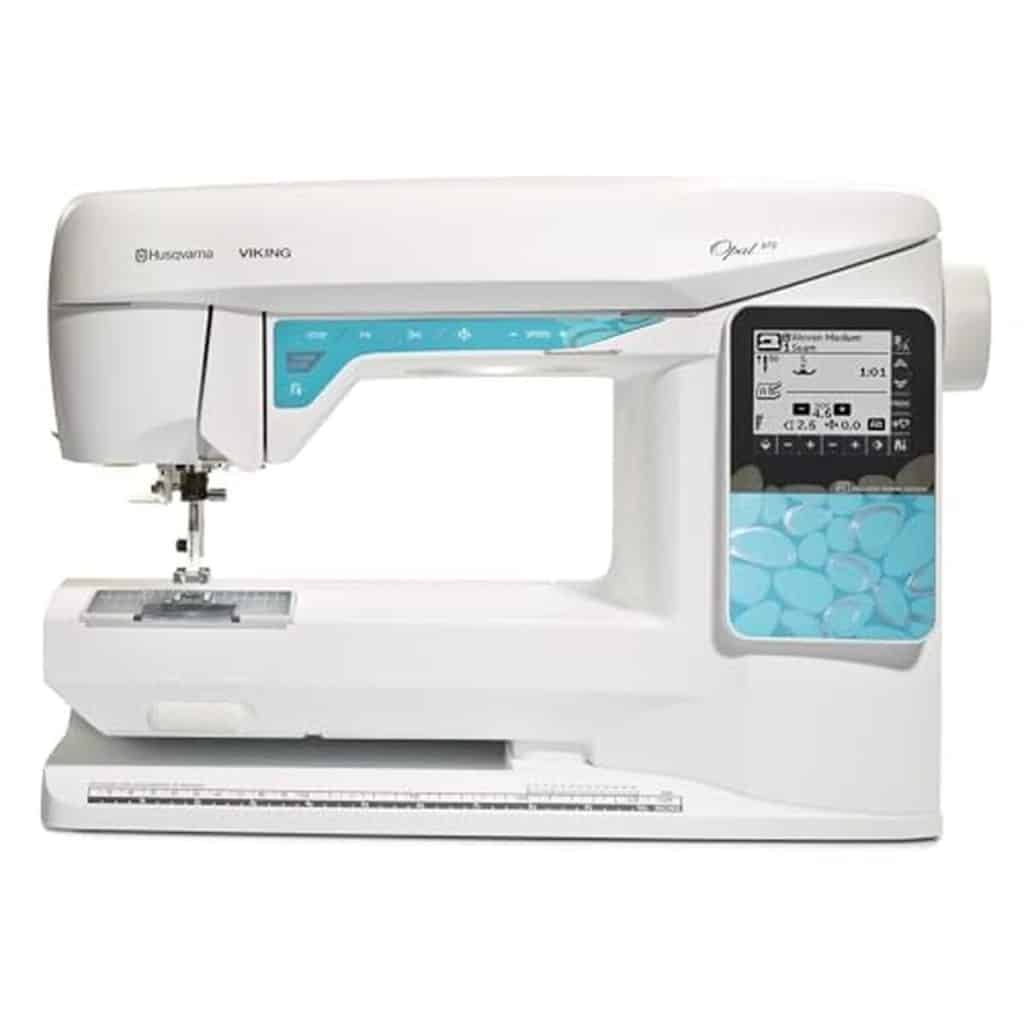 Test de la machine à coudre Husqvarna Viking Opal 670