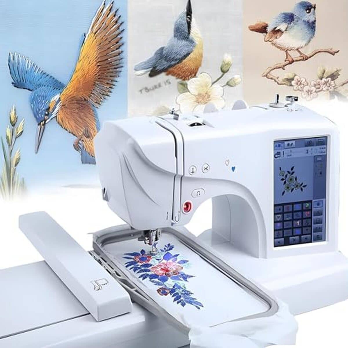 Test : machine à broder informatisée HuanEssentric avec écran tactile LCD