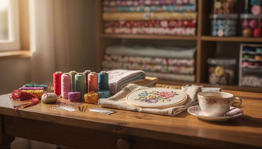 Broderie débutants : conseils et astuces sur maison Camomille