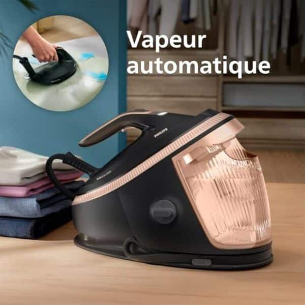 Découvrez notre test complet de la centrale vapeur Philips PerfectCare Série 7000, dotée de 2850W pour un repassage impeccable et rapide.
